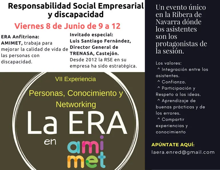 VII Experiencia de La ERA personas, conocimiento y netwoking