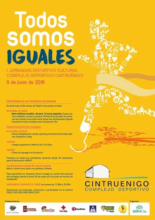 I Jornadas en Cintru&eacute;nigo 'Todos somos iguales'