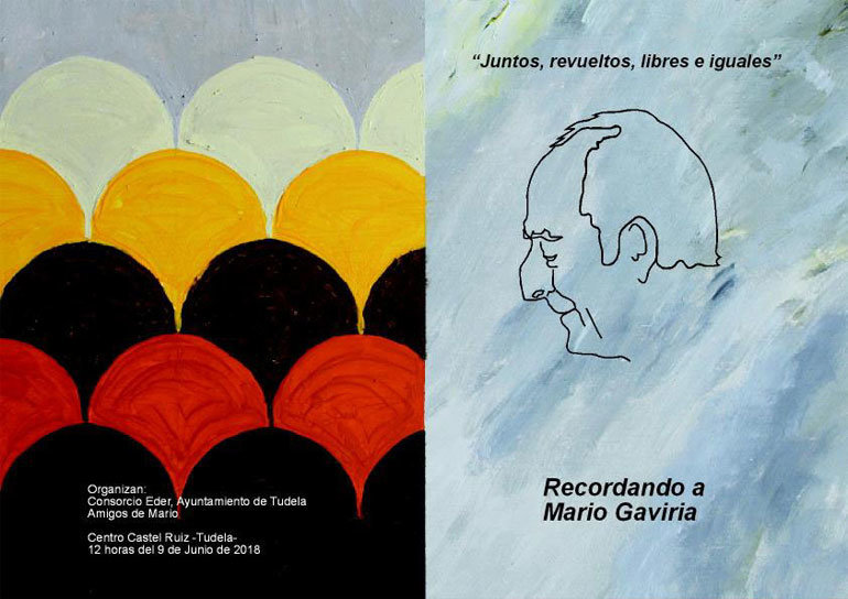 Homenaje en Tudela a Mario Gaviria