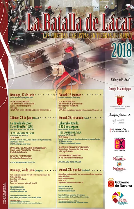 Cartel La Batalla de L&aacute;car