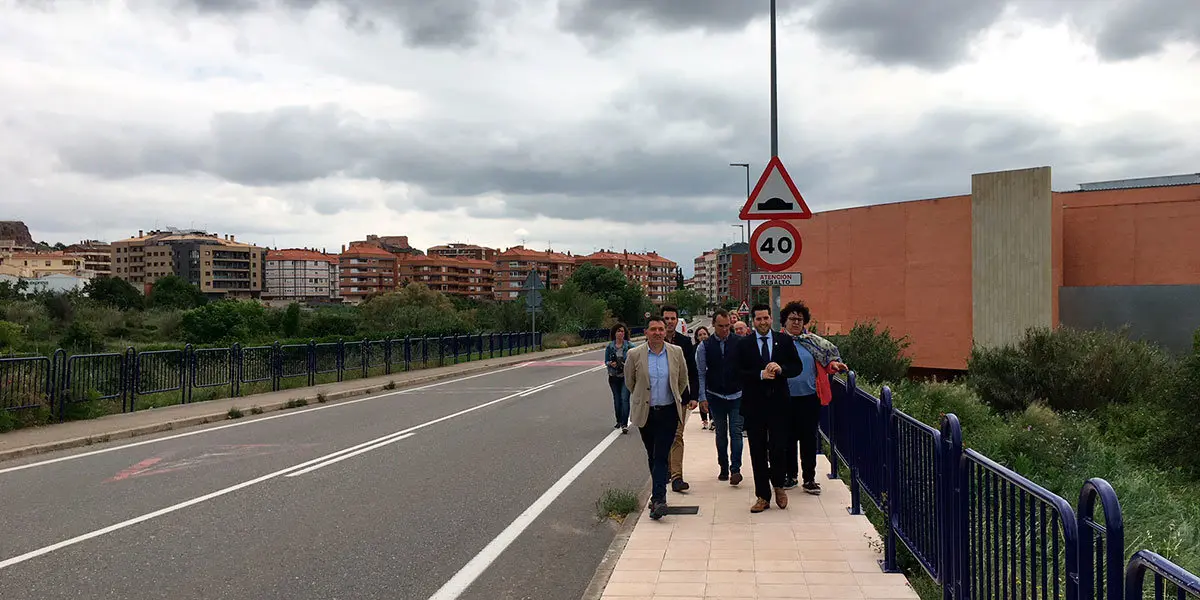 Visita a las obras de Arnedo