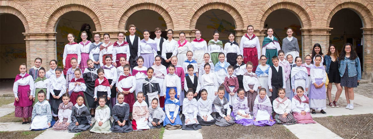 Alumnos de la Escuela de Danza del Ayuntamiento de Tudela