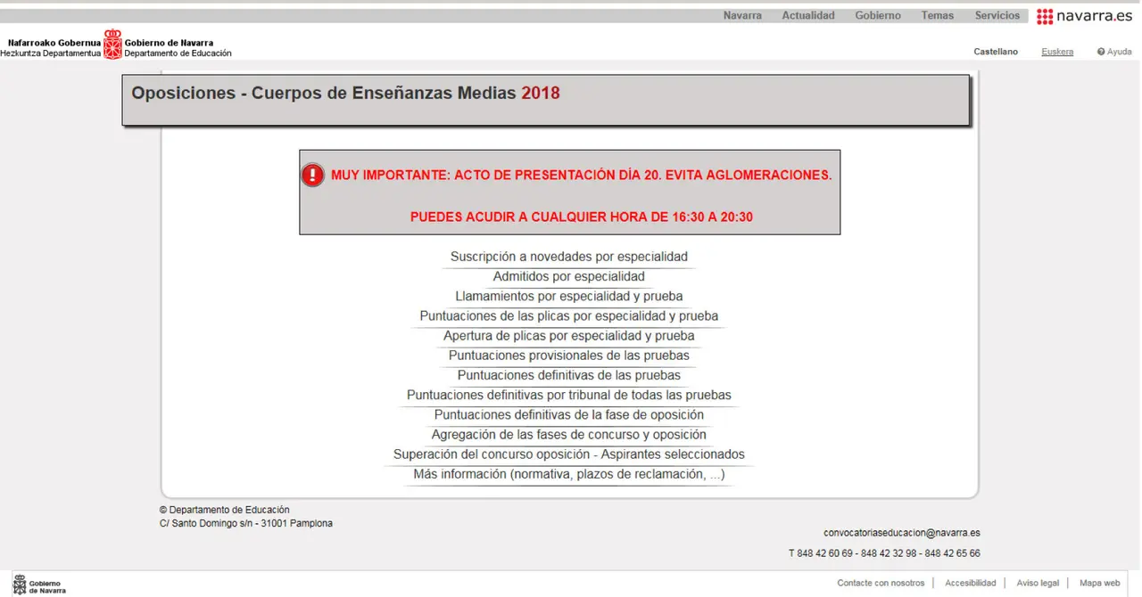 Pantalla inicial de la aplicaci&oacute;n