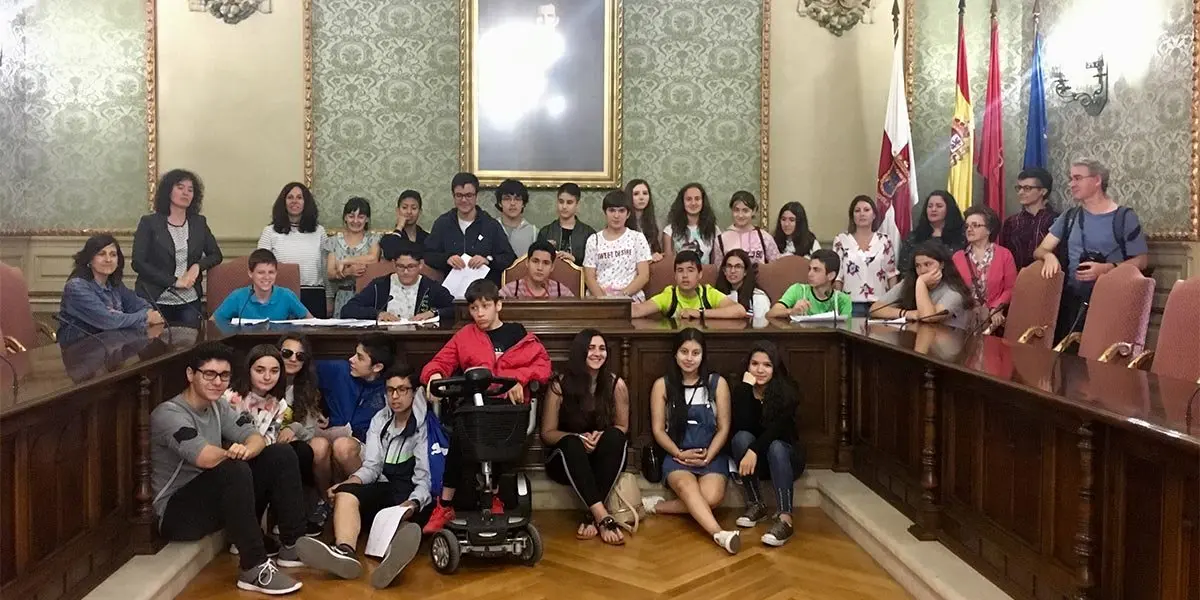 27 VIsita Benjam&iacute;n de tudela el Ayuntamiento 1222