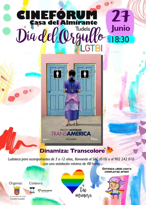 Cinef&oacute;rum en Tudela D&iacute;a del Orgullo LGTBI