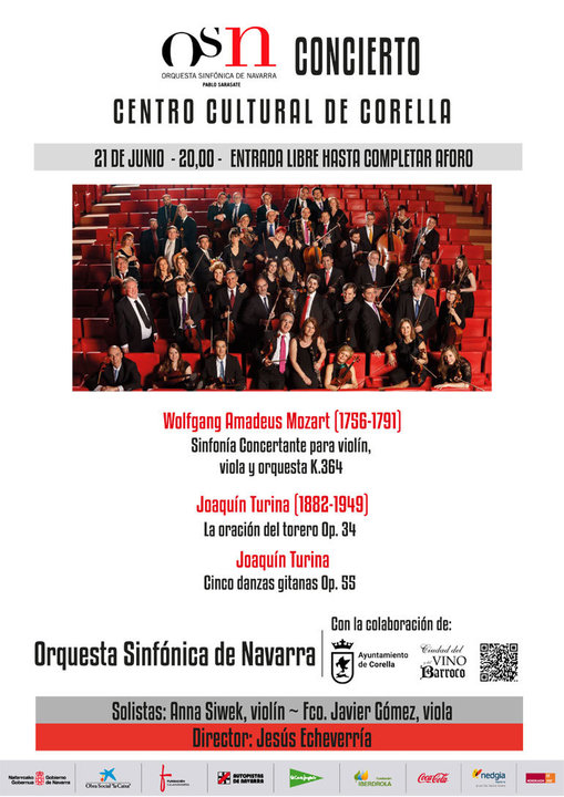 Concierto en Corella de la Orquesta Sinfónica de Navarra