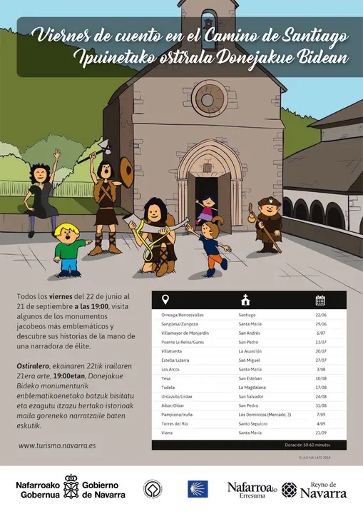 Viernes de cuento en el Camino de Santiago