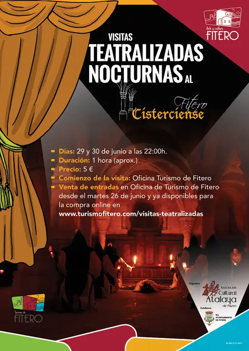 Visitas teatralizadas noturnas al Fitero Cisterciense