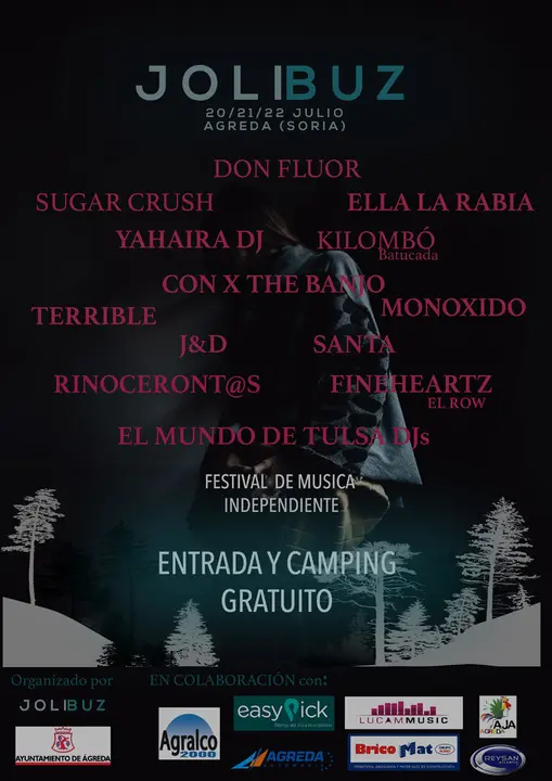 Festival en &Aacute;greda de m&uacute;sica independiente 'Jolibuz'