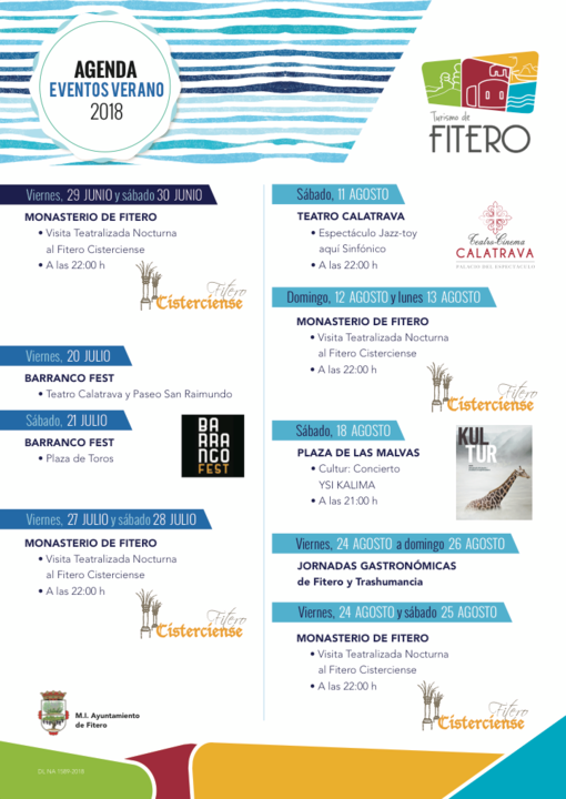 Agenda de verano en Fitero