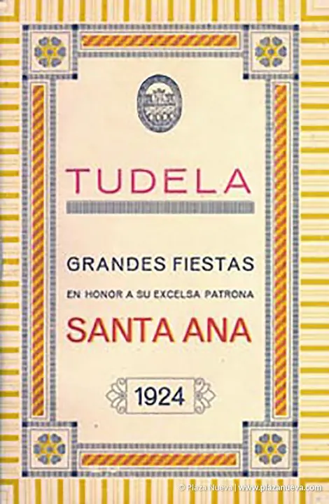 Cartel Fiestas de Tudela 1924
