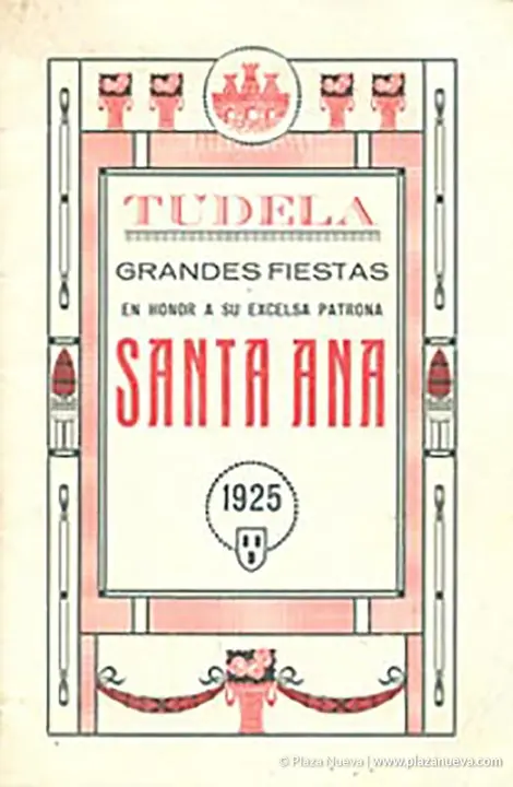 Cartel Fiestas de Tudela 1925