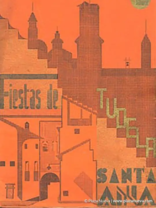 Cartel Fiestas de Tudela 1934