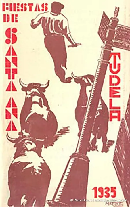Cartel Fiestas de Tudela 1935