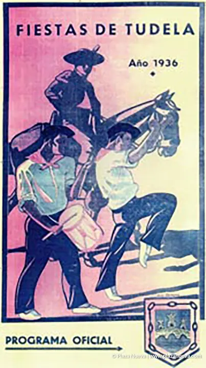 Cartel Fiestas de Tudela 1936