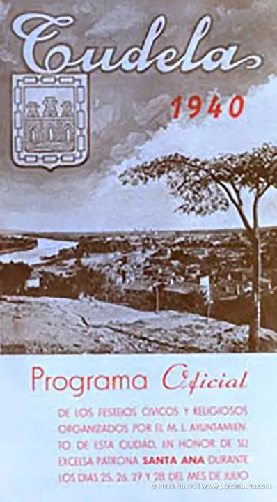 Cartel Fiestas de Tudela 1940
