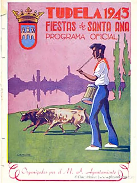 Cartel Fiestas de Tudela 1943