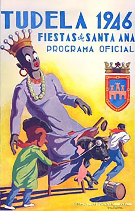 Cartel Fiestas de Tudela 1946