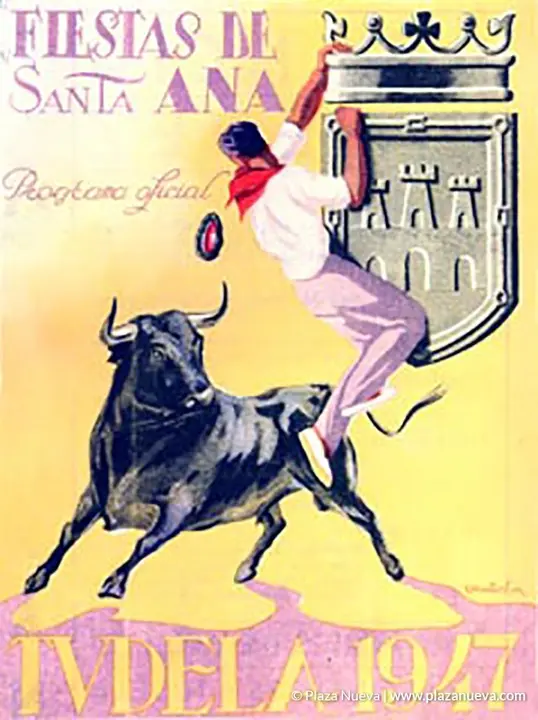 Cartel Fiestas de Tudela 1947