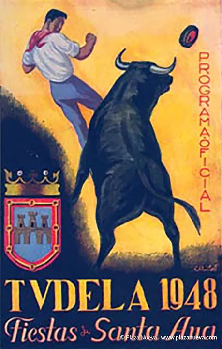 Cartel Fiestas de Tudela 1948