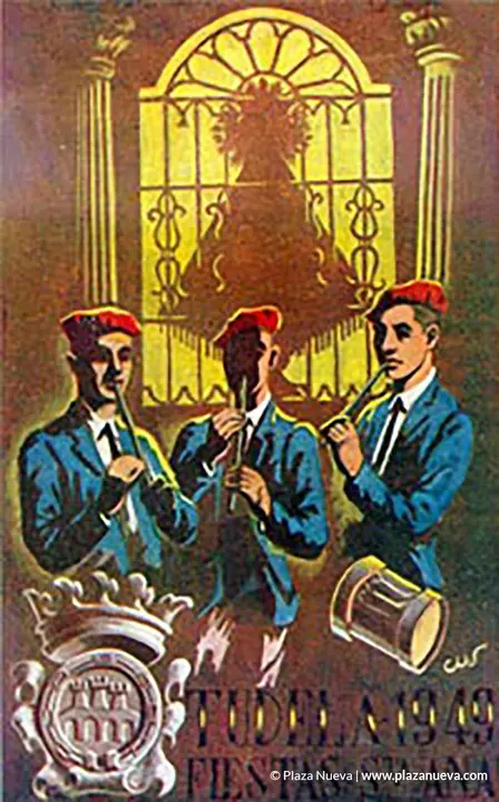 Cartel Fiestas de Tudela 1949