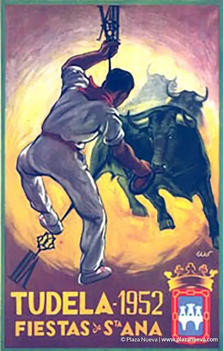 Cartel Fiestas de Tudela 1952