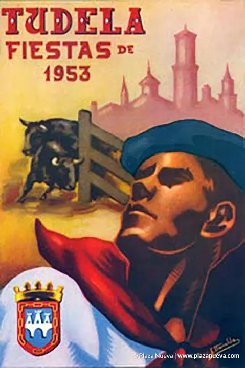Cartel Fiestas de Tudela 1953