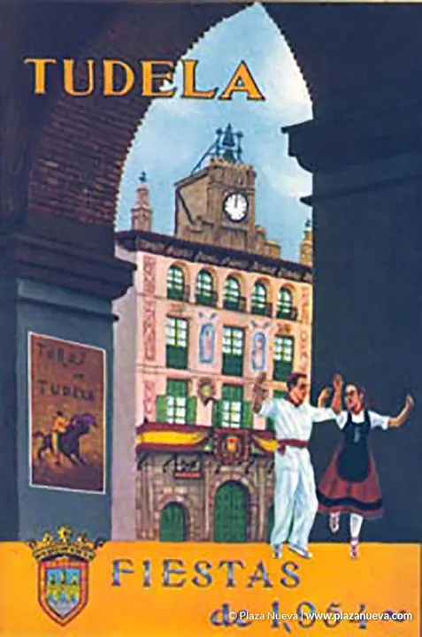 Cartel Fiestas de Tudela 1954