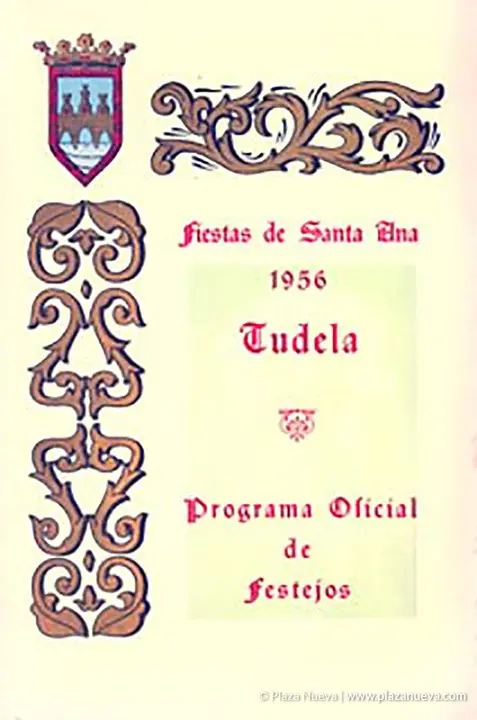 Cartel Fiestas de Tudela 1956