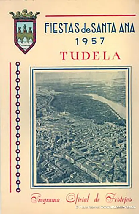 Cartel Fiestas de Tudela 1957