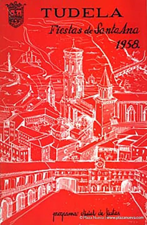 Cartel Fiestas de Tudela 1958
