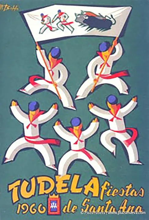 Cartel Fiestas de Tudela 1960