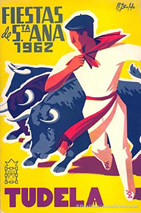 Cartel Fiestas de Tudela 1962