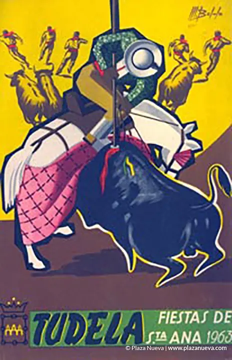 Cartel Fiestas de Tudela 1963