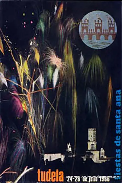 Cartel Fiestas de Tudela 1966