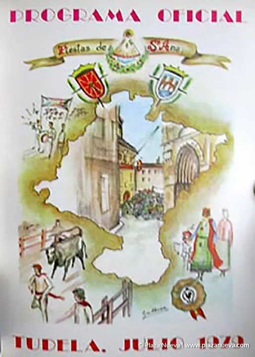 Cartel Fiestas de Tudela 1979