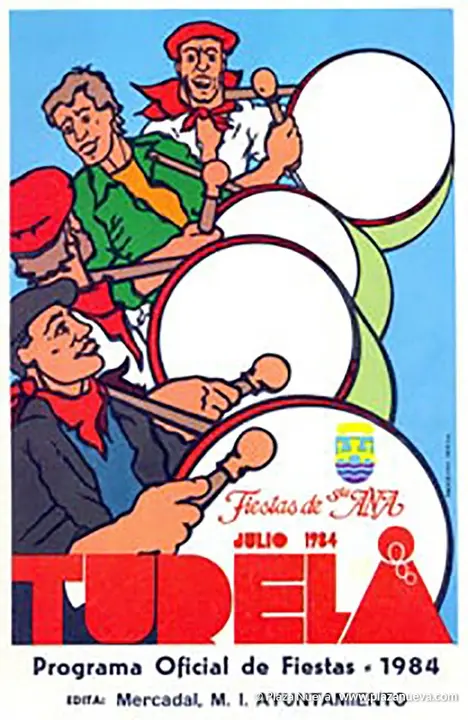 Cartel Fiestas de Tudela 1984