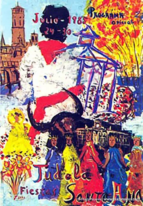 Cartel Fiestas de Tudela 1985