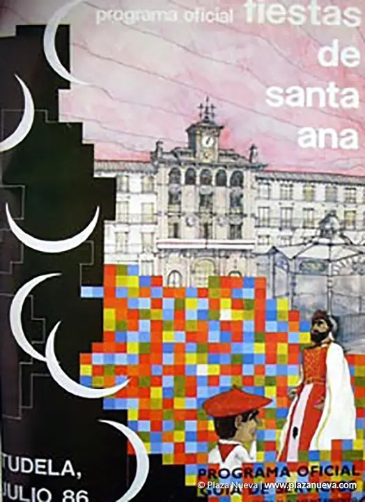 Cartel Fiestas de Tudela 1986