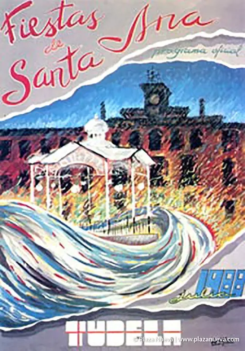 Cartel Fiestas de Tudela 1988