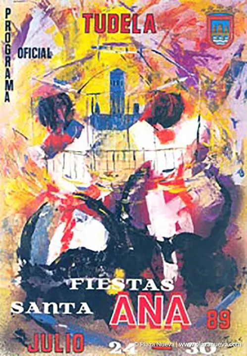 Cartel Fiestas de Tudela 1989