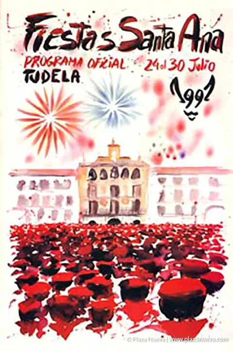 Cartel Fiestas de Tudela 1991