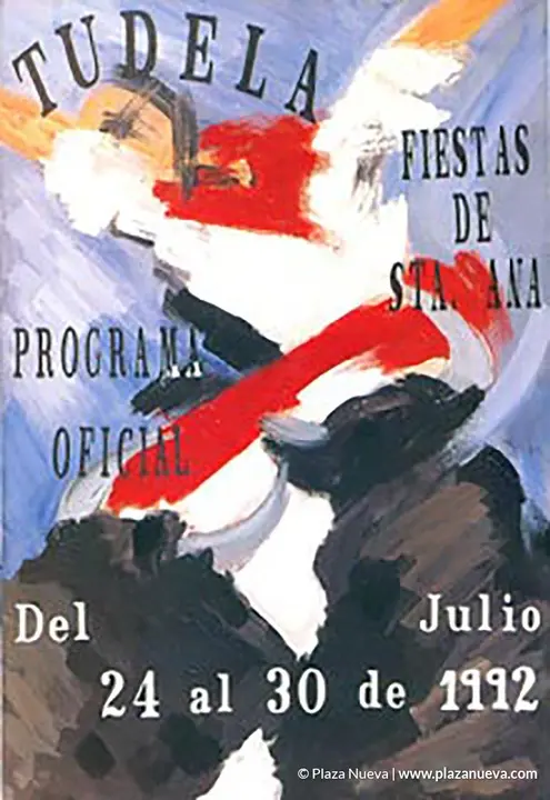 Cartel Fiestas de Tudela 1992