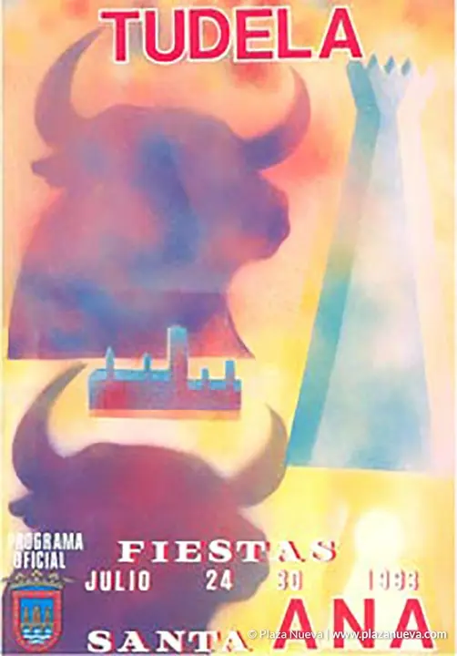 Cartel Fiestas de Tudela 1993