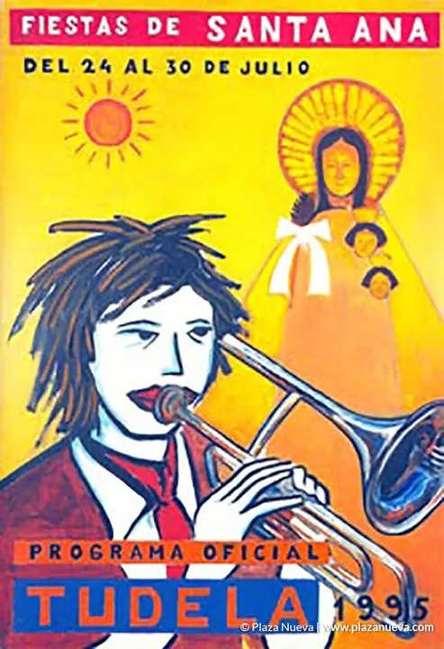 Cartel Fiestas de Tudela 1995