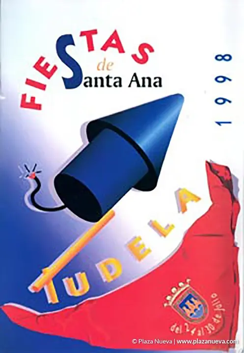 Cartel Fiestas de Tudela 1998