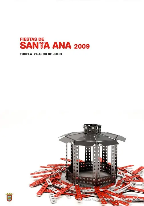Cartel Fiestas de Tudela 2009