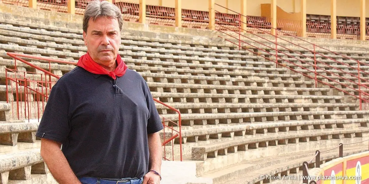El empresario taurino Juan Luis Ruiz en el coso tudelano &lsquo;La chata de Griseras&rsquo;