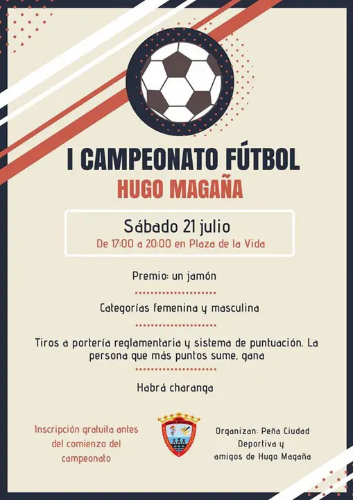 I Campeonato de f&uacute;tbol Hugo Maga&ntilde;a