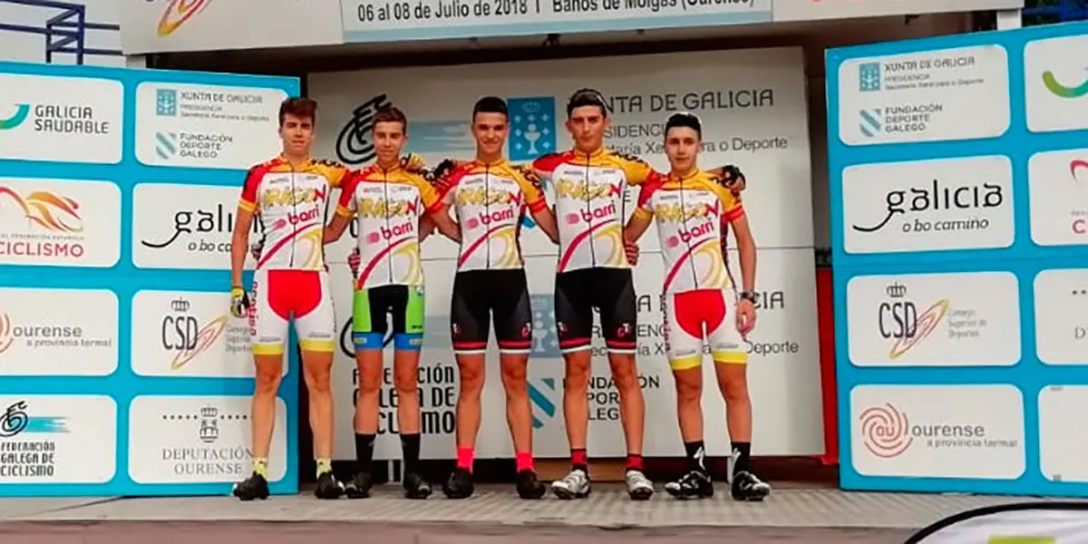 Campeonato de Espa&ntilde;a cadete con &Aacute;lex Aznar y Quique Calahorra